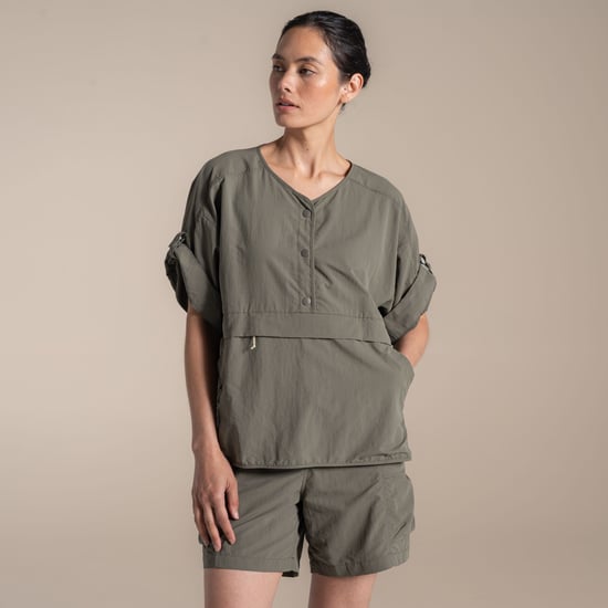 Craghoppers Womens/Ladies Medina Nosilife Overhead Short-Sleeved Shirt (Wild Olive) - Image 1