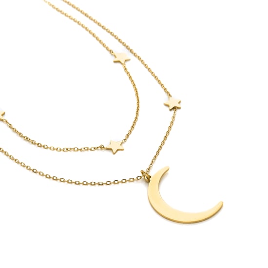Luxenter-halsband i 18 karat gult guld - monil - Image 6