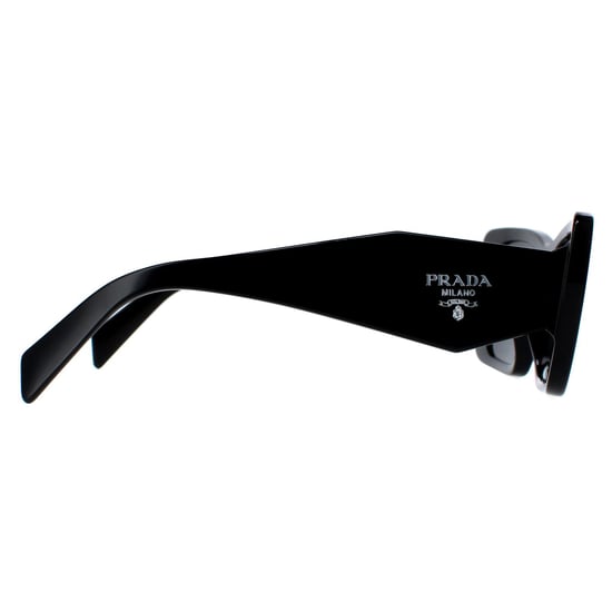 Prada Rectangle Womens Black Dark Grey PR08YS - Image 4
