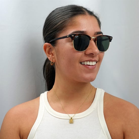 Ray-Ban Round Unisex Havana Green Sunglasses - Image 5