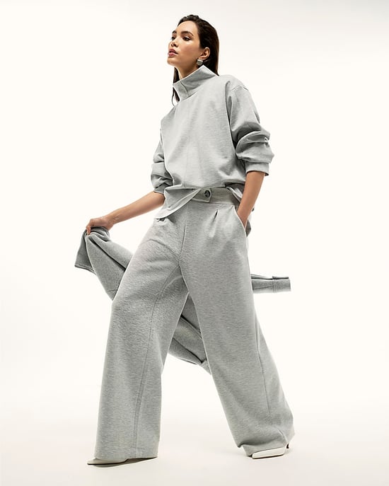 River Island Womens Wide Leg Trousers Grey Tailored - Image 1
