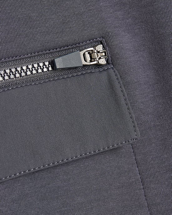 River Island Mens Shorts Grey Premium Regular Fit Nylon Zipped - Image 5