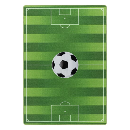 Muratap Play vloerkleed kinderkamer voetbal laagpolig 80x120 cm - Image 5