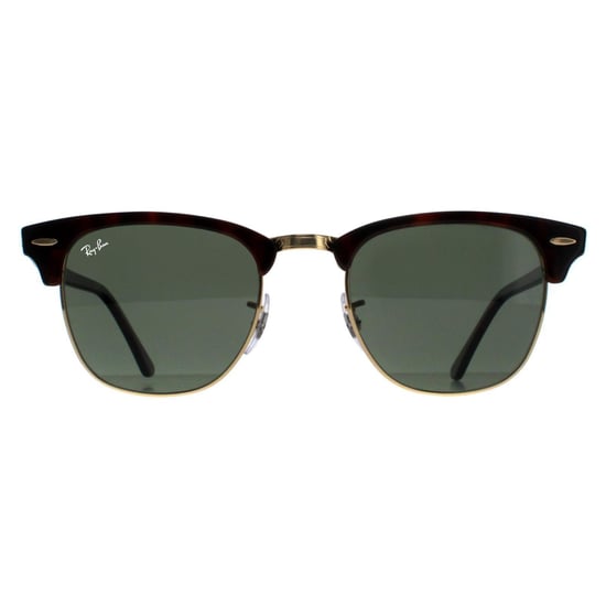 Rayban Sunglasses Clubmaster 3016 990/58 Red Havana Green Polarized Large 51mm - Image 1