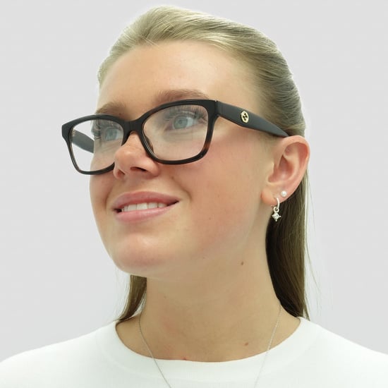 Gucci Cat Eye Womens Dark Havana Glasses - Image 6