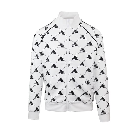 Men's Aquascutum Funnel Neck High Collar Raglan Sleeve Sweatshirt in White - Image 1