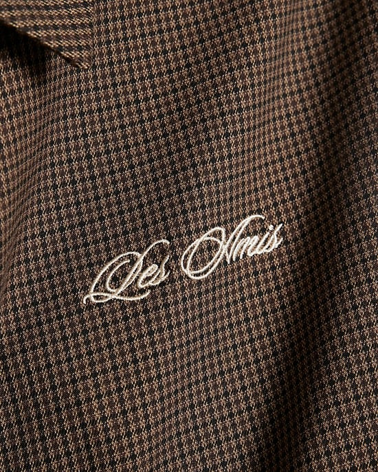 River Island Mens Jacket Brown Regular Fit Puppytooth Graphic - Image 5