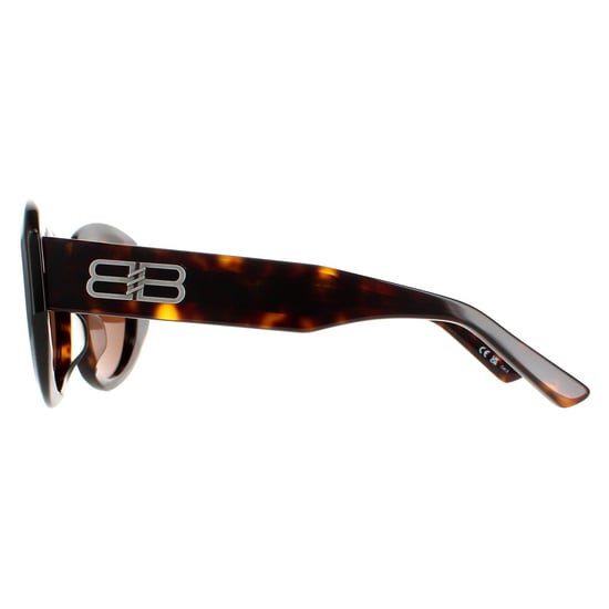 Balenciaga Oval Womens Havana Brown BB0235S - Image 3