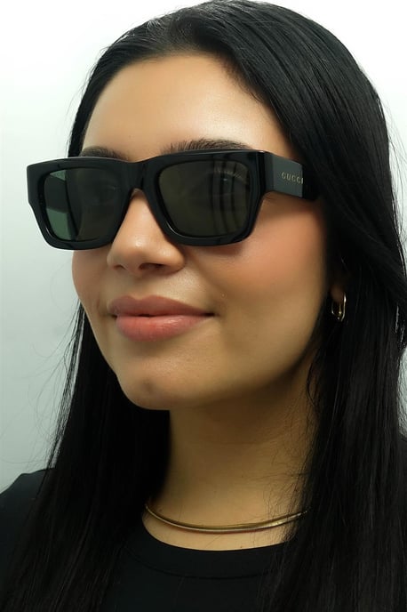 Gucci Square Mens Black with Havana Grey GG1668S - Image 6