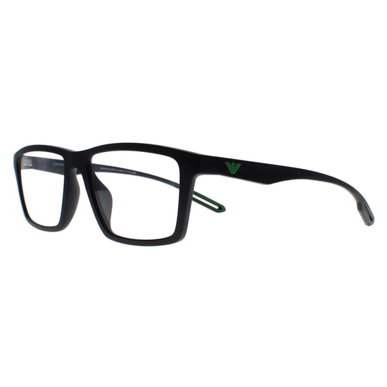 Emporio Armani Rectangle Mens Matte Black EA4189U - Image 2