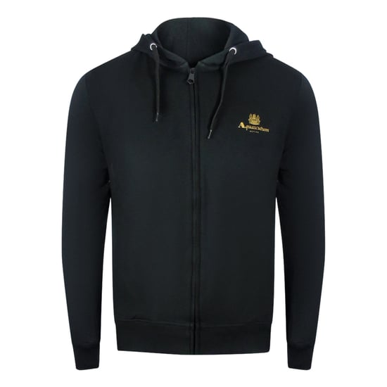 Aquascutum Black Zip-up Hoodie And Track Pants Set - Image 2