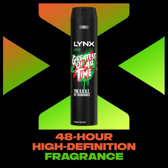 Lynx XXL Africa 48-Hour High Definition Fragrance Body Spray Deodorant, 6x250ml - Image 5