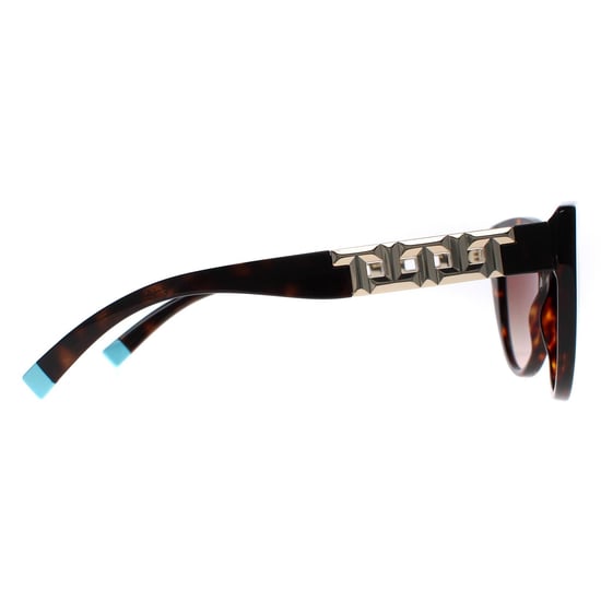 Tiffany Cat Eye Womens Havana Brown Gradient TF4196 - Image 4