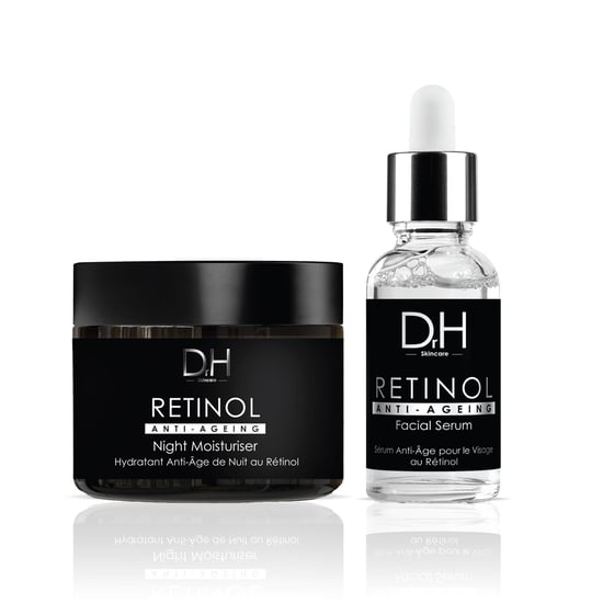 Dr H Retinol anti-aging nachtcrème 60 ml + Retinol anti-aging gezichtsserum 30 ml - Image 1
