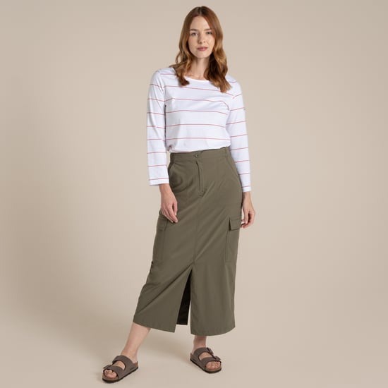 Craghoppers Womens/Ladies Pro Nosilife Midi Skirt (Wild Olive) - Image 1