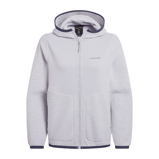 Craghoppers Womens/Ladies Telesto Fleece Hooded Jacket (Lunar Grey) - Image 2