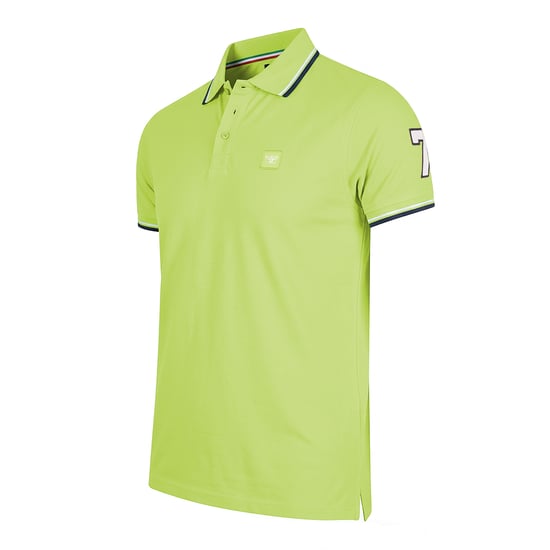 Cappuccino Italia Polo SS Polo Applique Pique Groen - Image 2
