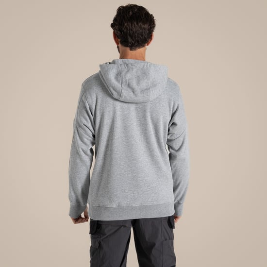 Craghoppers Mens Workwear Oulston Hoodie (Mjuk grå marl) - Image 3