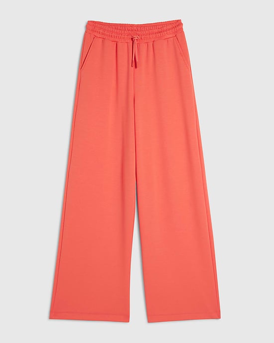 River Island Womens Joggers Orange Premium Drawstring Wide Leg - Image 6
