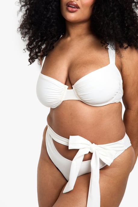 Plus Swimwear Essentials Tie High Waist Brief - Image 4