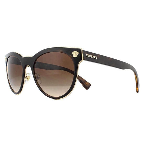Versace Sunglasses VE2198 125213 Dark Havana Brown Gradient - Image 2