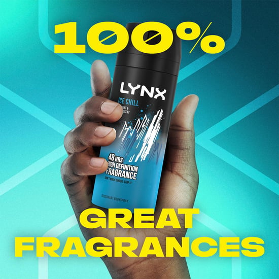 Lynx Body Spray Ice Chill 48-H High Definition Fragrance Deo For Men, 3x150ml - Image 3