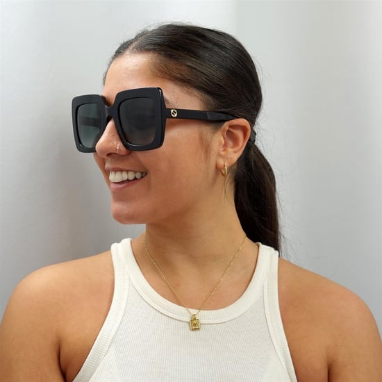 Gucci Sunglasses GG0328S 001 Black Grey Gradient - Image 6