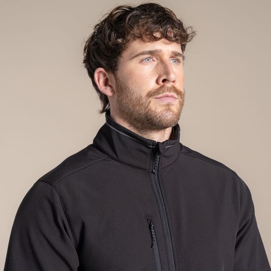 Craghoppers Mens Expert Soft Shell Jacket (Black) - Image 6