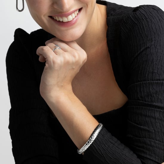Luxenter bracelet finished in Rodio - Beli - Image 4