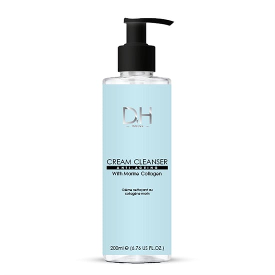 Dr H Anti-Ageing Cream Cleanser with Marine Collagen 200ml for Acne, Blemishes, Large Pores, Dullness - Image 4