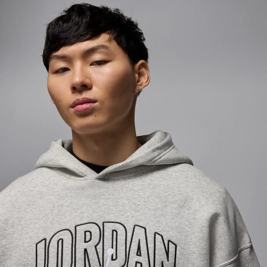 Nike Jordan Brooklyn Fleece Grey Hoodie - Image 3