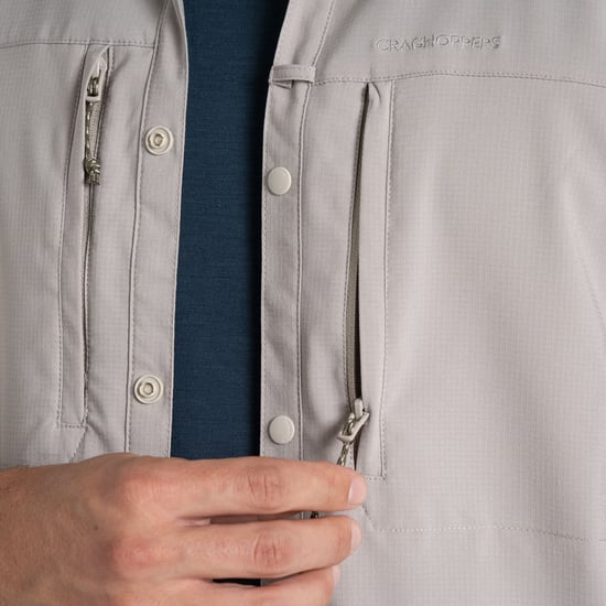 Craghoppers Mens Nosilife Long-Sleeved Shirt (Parchment) - Image 5