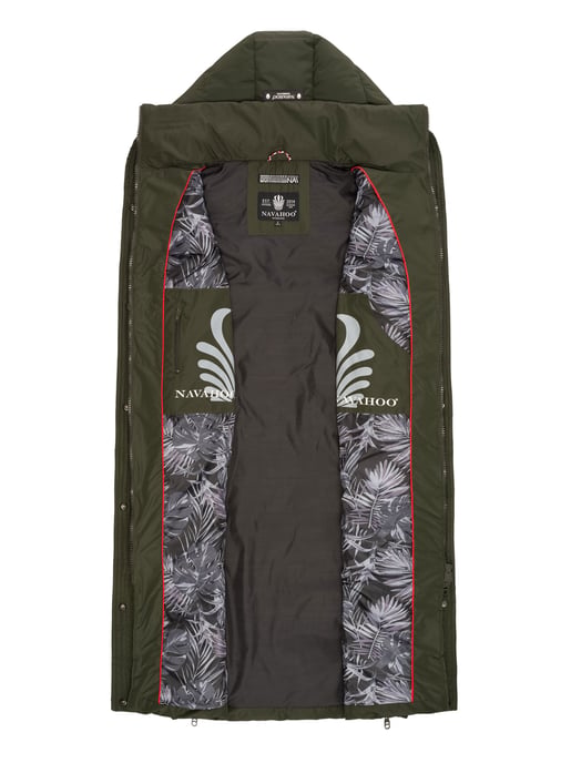 Navahoo dames gewatteerd vest Brezelchen – Lang & Warm - Image 5
