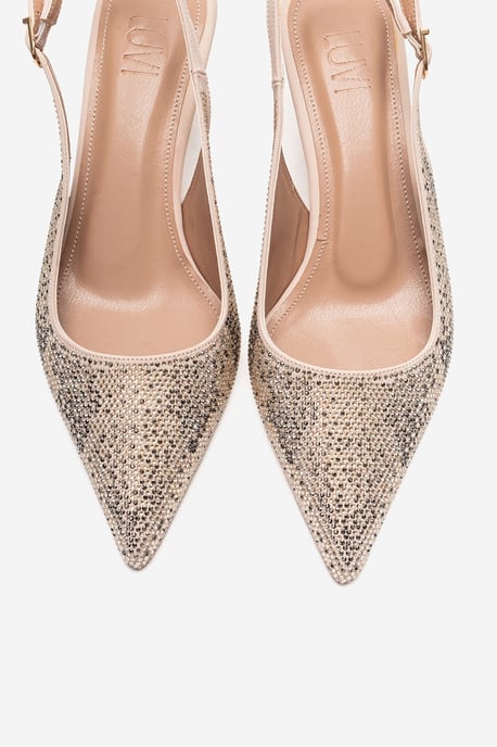 Nella Embellished Slingback Pointed Toe Pump (Women) - Image 2