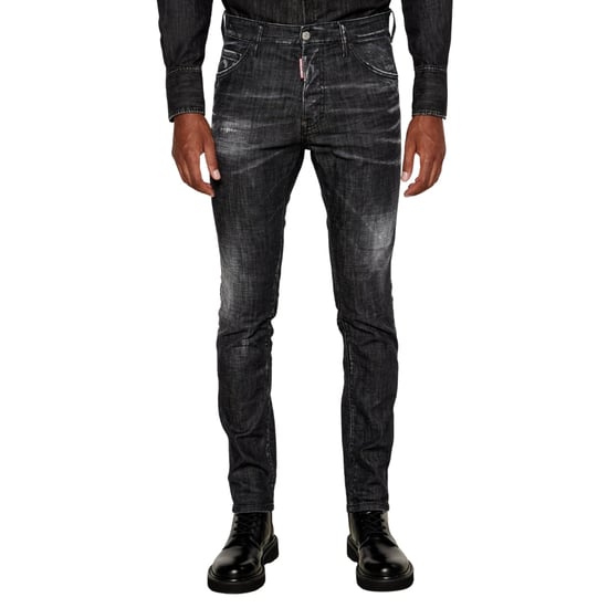 Dsquared2 Zwarte, Makkelijk Wasbare, Coole Jeans - Image 4