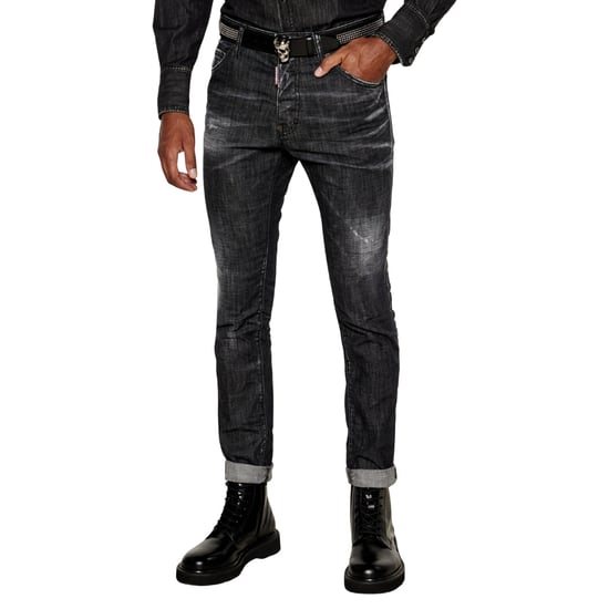Dsquared2 Zwarte, Makkelijk Wasbare, Coole Jeans - Image 6