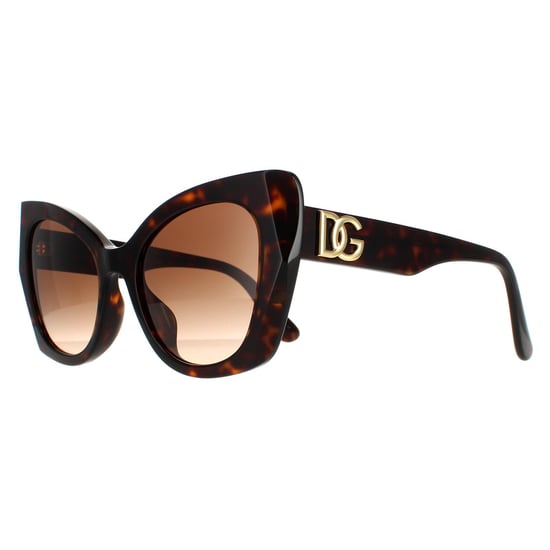 Dolce & Gabbana Butterfly Womens Dark Havana Brown Gradient DG4405F - Image 2