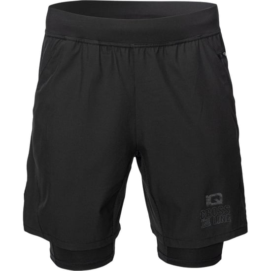 IQ Heren Welby Logo Shorts (Zwart) - Image 1