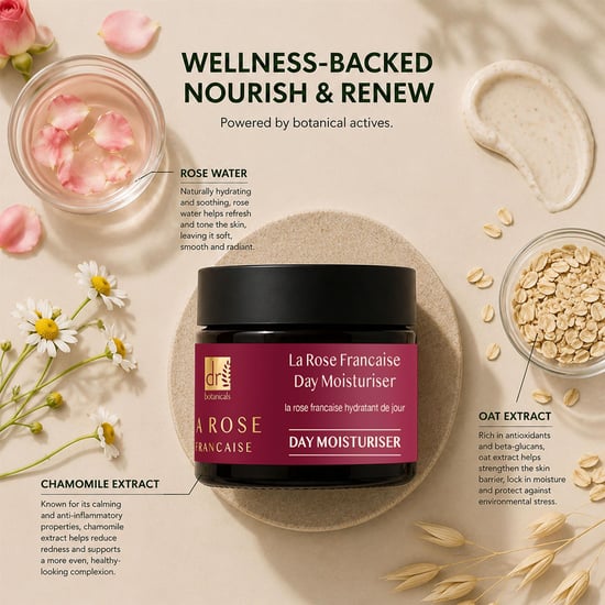 Dr. Botanicals La Rose Francaise Anti-Ageing Day Moisturiser 50ml for Fine Lines, Wrinkles, Dryness - Image 2