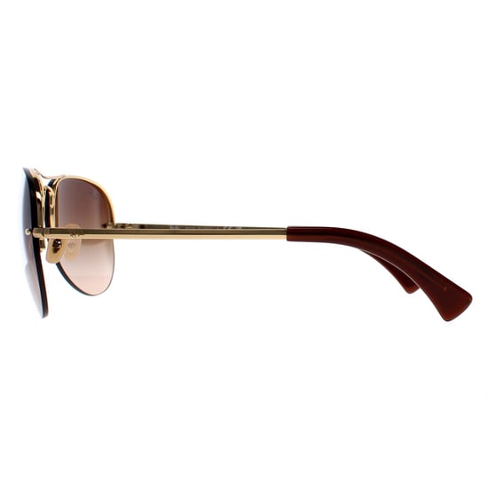 Rayban Sunglasses 3449 Gold Brown Gradient 001/13 59mm - Image 3