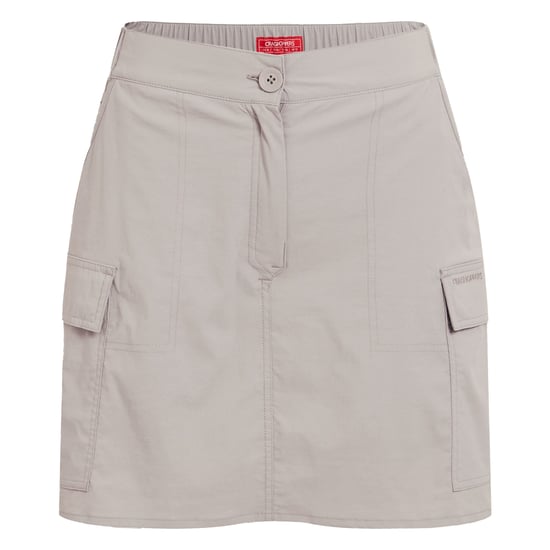 Craghoppers Womens/Ladies NosiLife Pro Cargo Skirt (Soft Mushroom) - Image 2