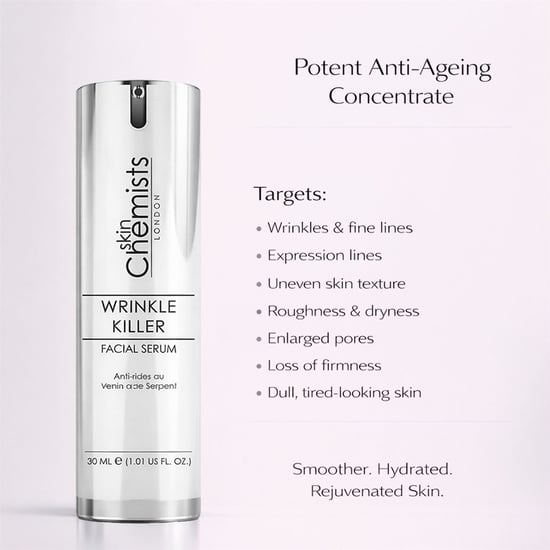 skinChemists Wrinkle Killer Anti-Ageing Facial Serum 30ml for Loss of Firmness, Fine Lines, Wrinkles - Image 5