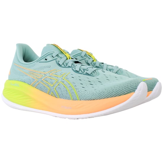 Asics Gel-Cumulus 26 Paris Womens Green Running Shoes - Image 2