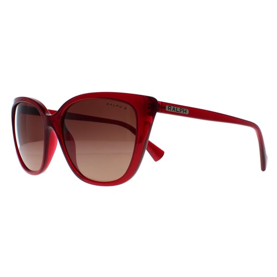 Ralph by Ralph Lauren Butterfly Womens Transparent Bordeaux Light Brown Gradient Polarized RA5274 - Image 2