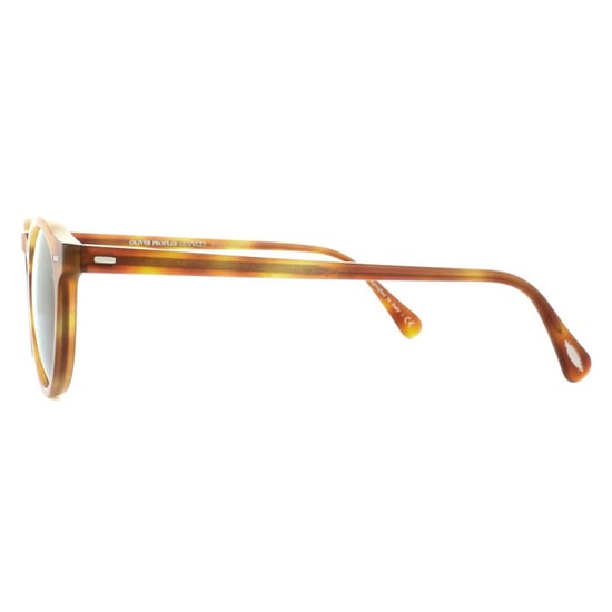 Oliver Peoples Round Mens Semi Matt Havana Indigo Photochromic Sunglasses - Image 3