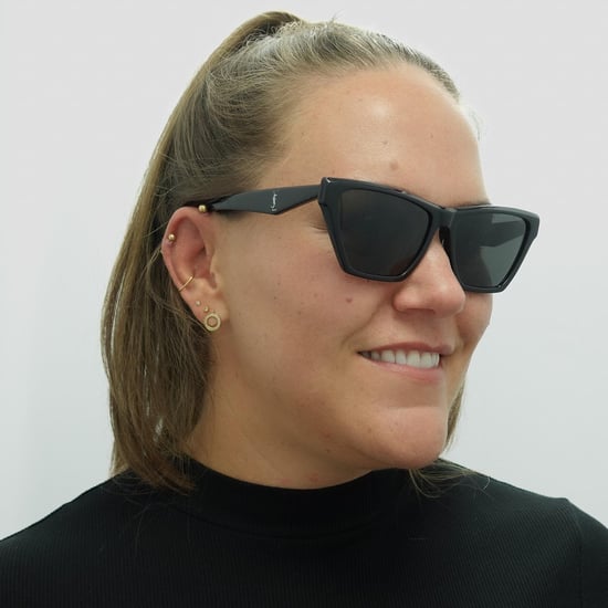 Saint Laurent Cat Eye Womens Black Black Sunglasses - Image 6