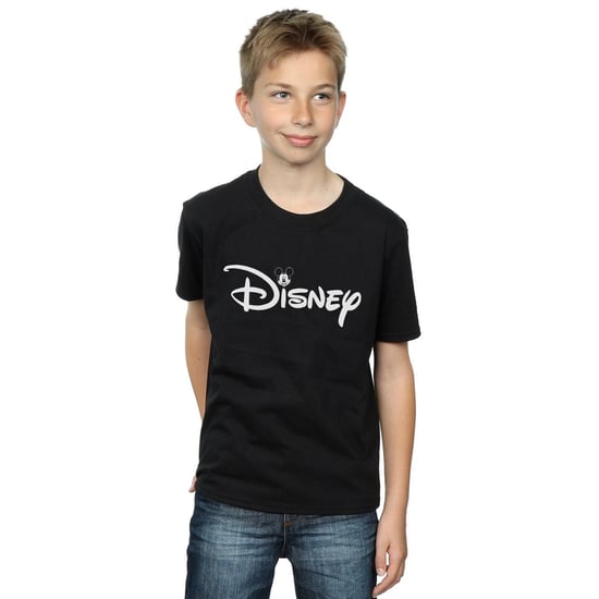 Disney Jongens Mickey Mouse Hoofd Logo T-shirt (Zwart) - Image 3