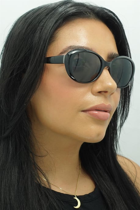 INVU Oval Womens Black Grey Polarized B2022 - Image 5