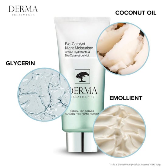 Derma Treatments Anti-Ageing Bio-Catalyst Night Moisturiser 50ml for Loss of Firmness, Fine Lines, Wrinkles - Image 2