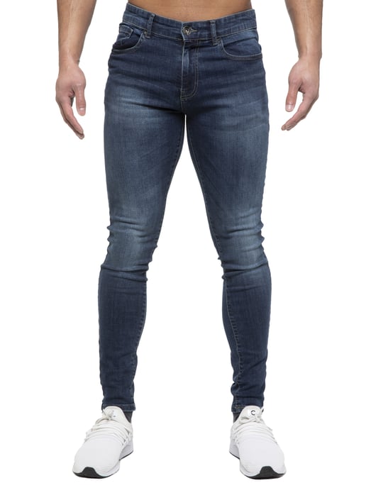 ETO | Herr Designer Slim Skinny Fit Stretch Jeans - Image 2